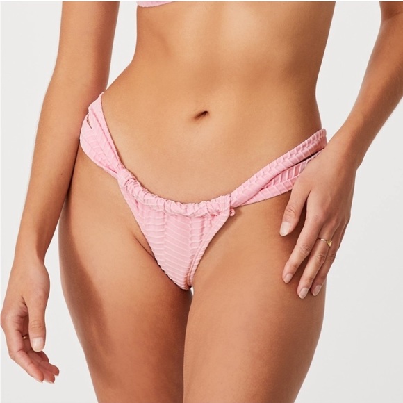 Cotton On Pastel Pink Textured Bikini - Picture 3 of 8